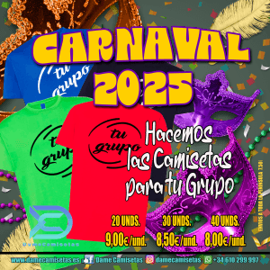 Camisetas Carnaval 2025